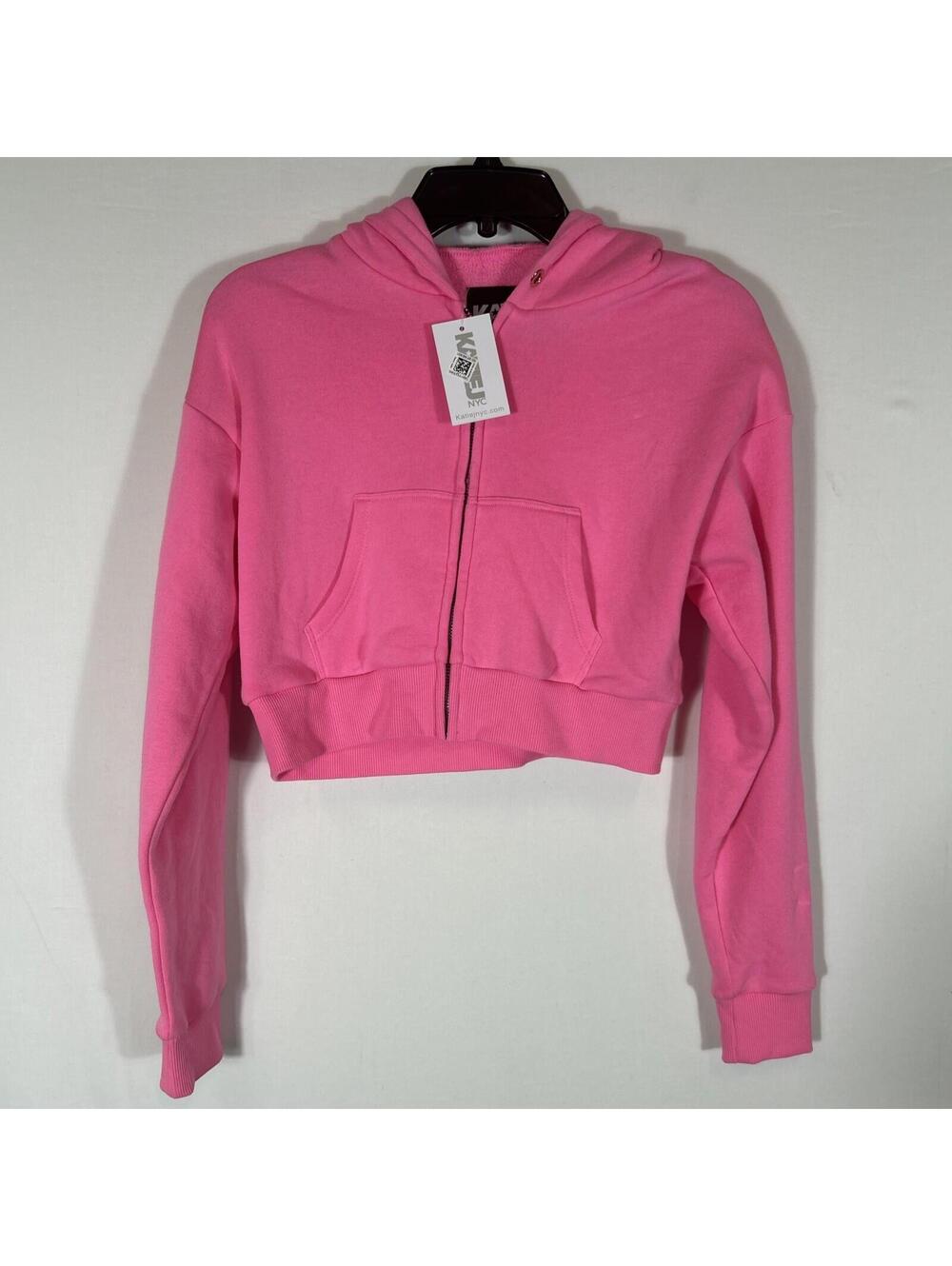 $70 KatieJnyc Girls' Dylan Zip Hoodie - Big Kid L